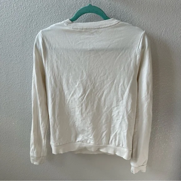 BODEN Ivory Broderie Sweatshirt - Picture 6 of 7
